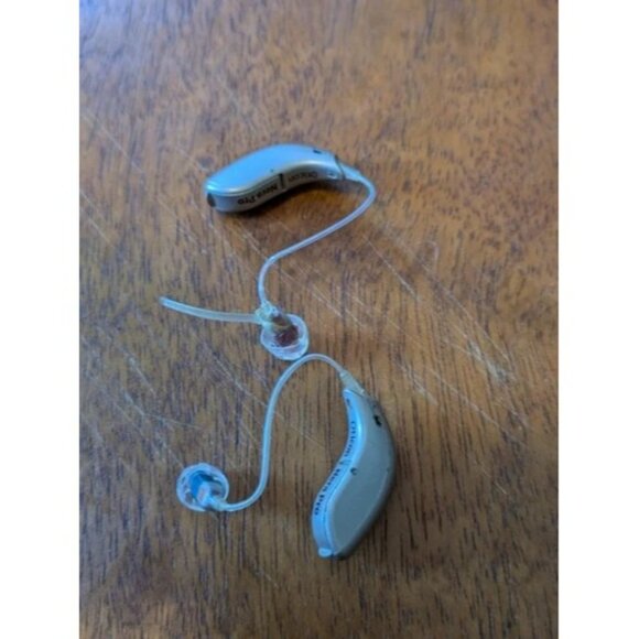 Oticon Nera Pro Hearing Aids, Left & Right Ears BTE Silver BT Untested As Is L R - Picture 10 of 12